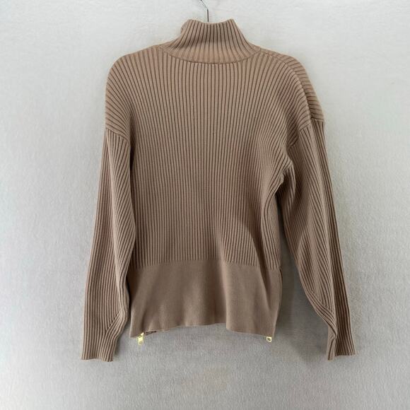 Varley Mayfair Mock Neck Ribbed Knit Sweater Size XS - Picture 2 of 7